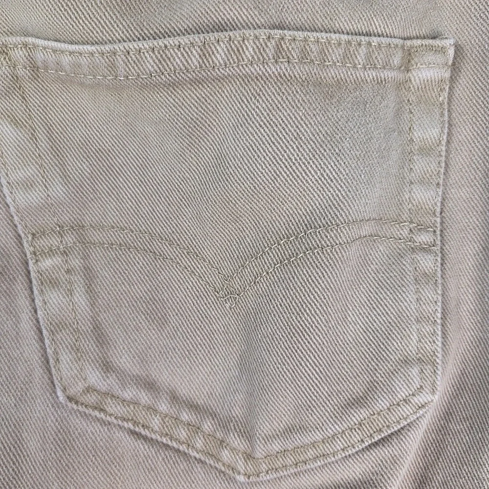 Vintage Levis 501‎ Jeans Mens 34x36 (Fits 29x27) Tan Made in USA Y2K Stains